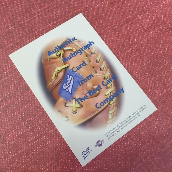 Kris Benson 1998 Best AUTHENTIC AUTOGRAPH Carolina Mud Cats Pittsburgh Pirates. - Picture 2 of 9